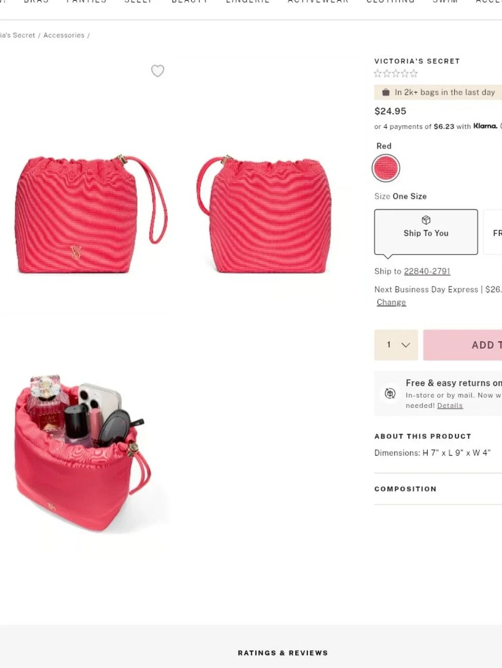 TEASE Strawberry Bisou Marshmallow Scent Bag Bundle NEW Victoria's Secret